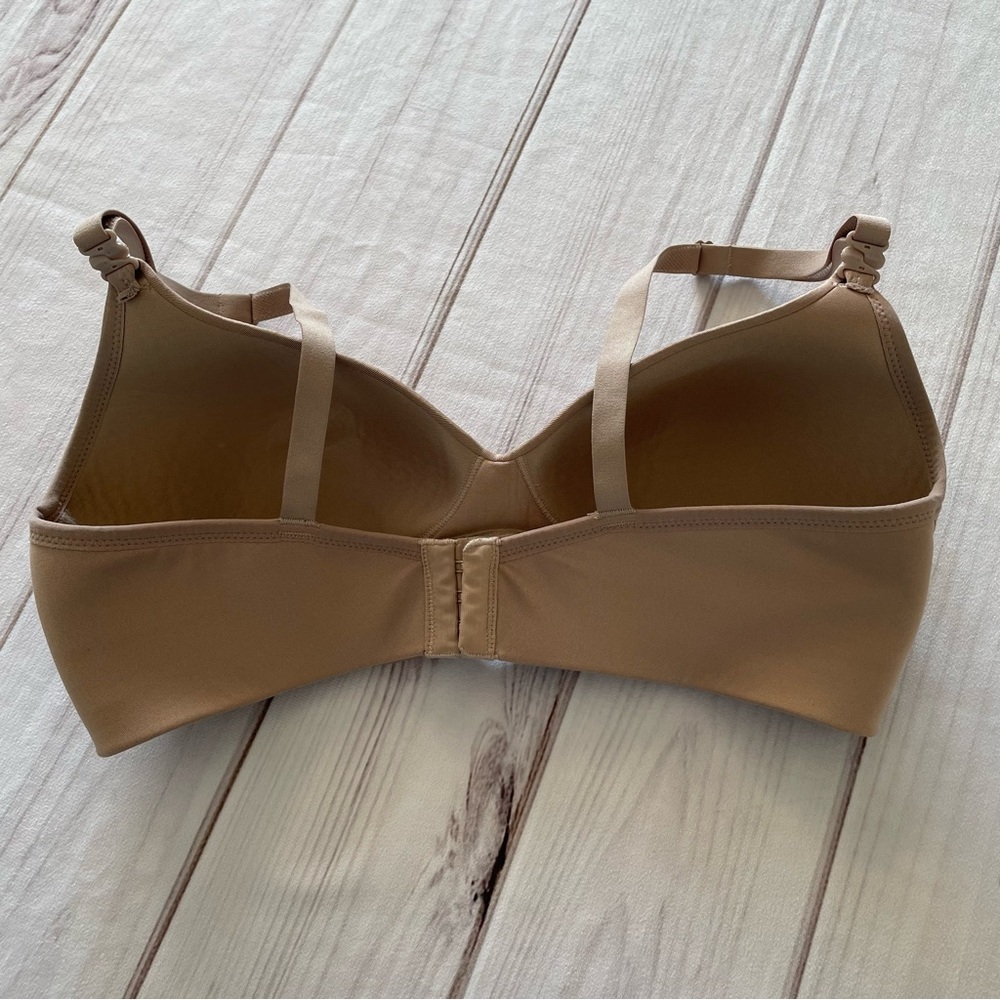 Warners All You Need T Shirt Bra Women’s 34C Tan Wireless Lightly Lined Comfort - Picture 6 of 11